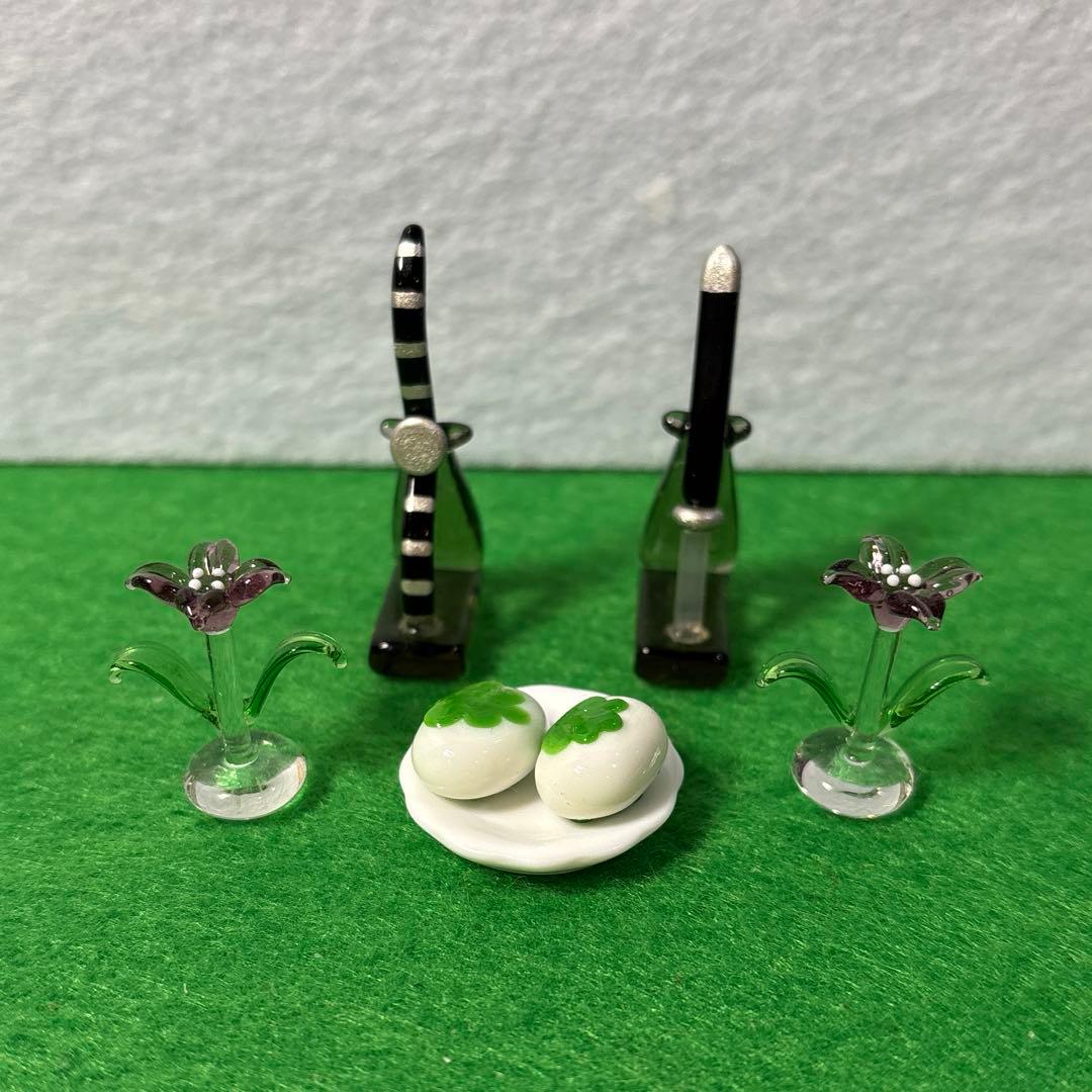 さくらんぼ　ガラス細工　ミニチュア