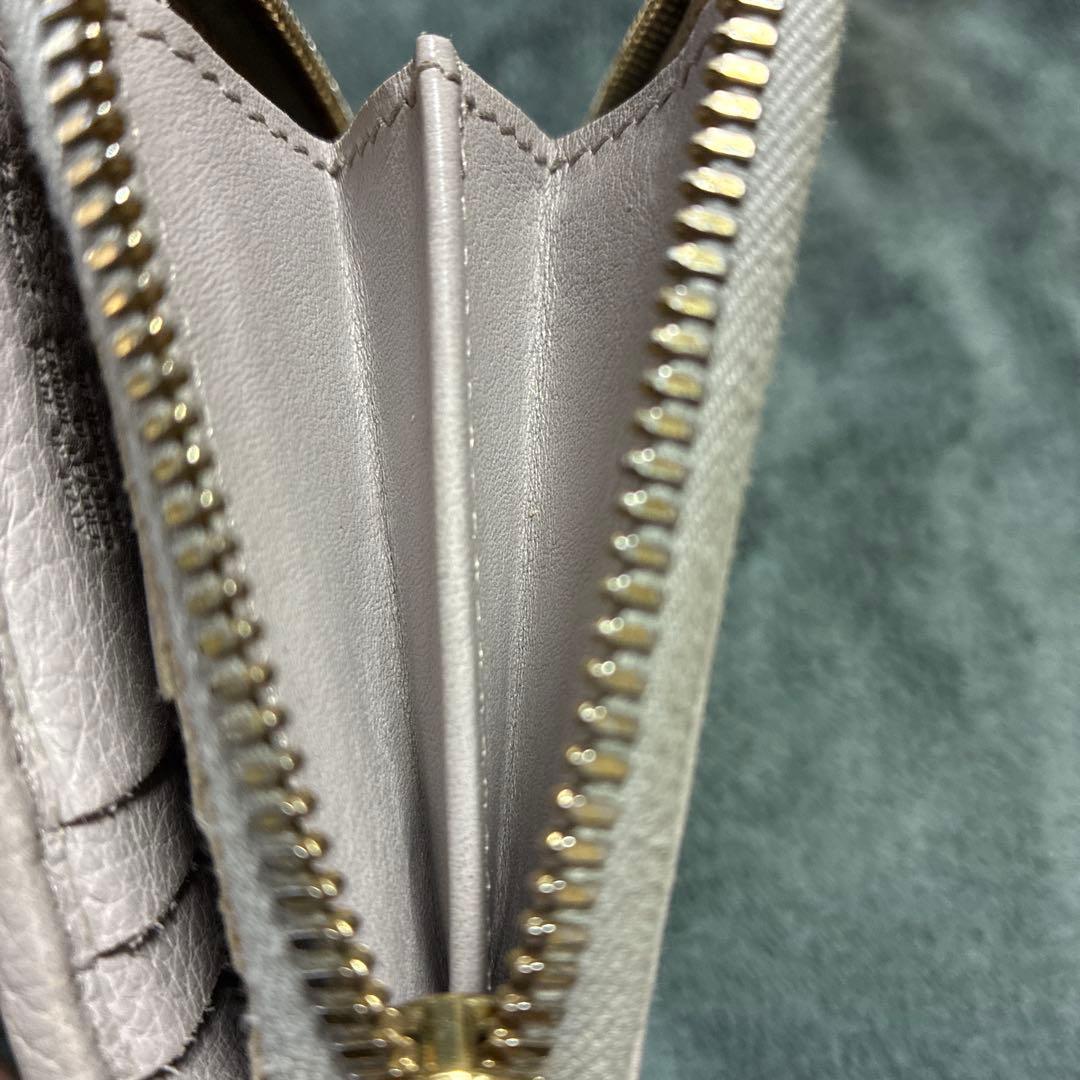 20時まで【極美品】IL BISONTE イルビゾンテ 二つ折り財布 グレー