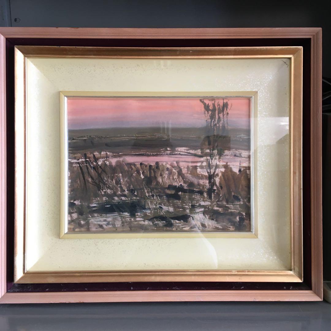 水彩　柴田祐作　水郷風景