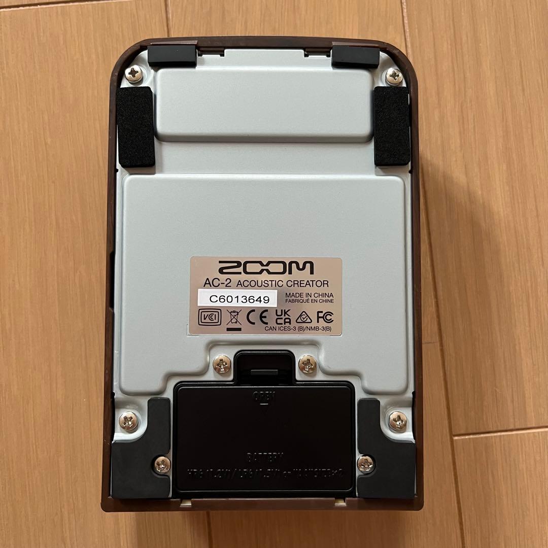 【ほぼ未使用品】ZOOM AC-2 アコースティックギター用 プリアンプ アコギ