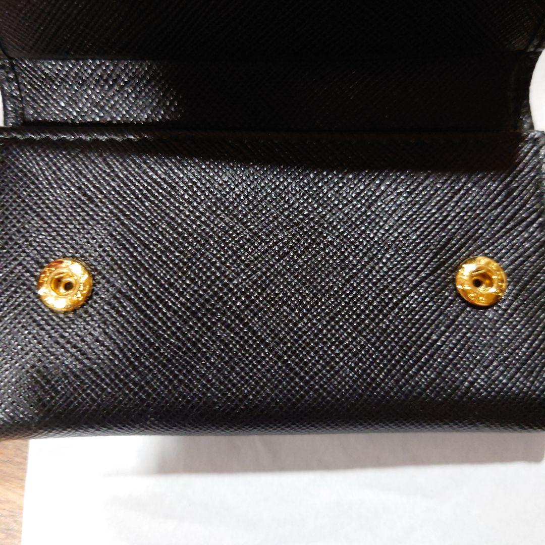 PRADA ブラック 三つ折りキーケース