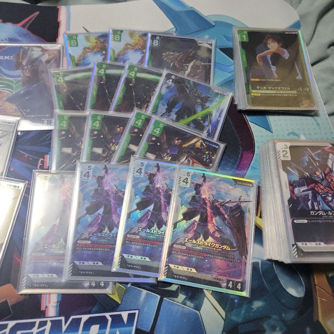 ガンダムカード　緑白ウイングガンダムデッキ