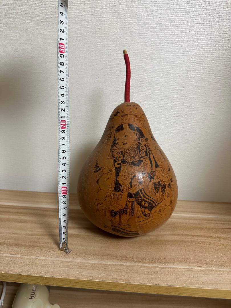 手彫りひょうたん 置物