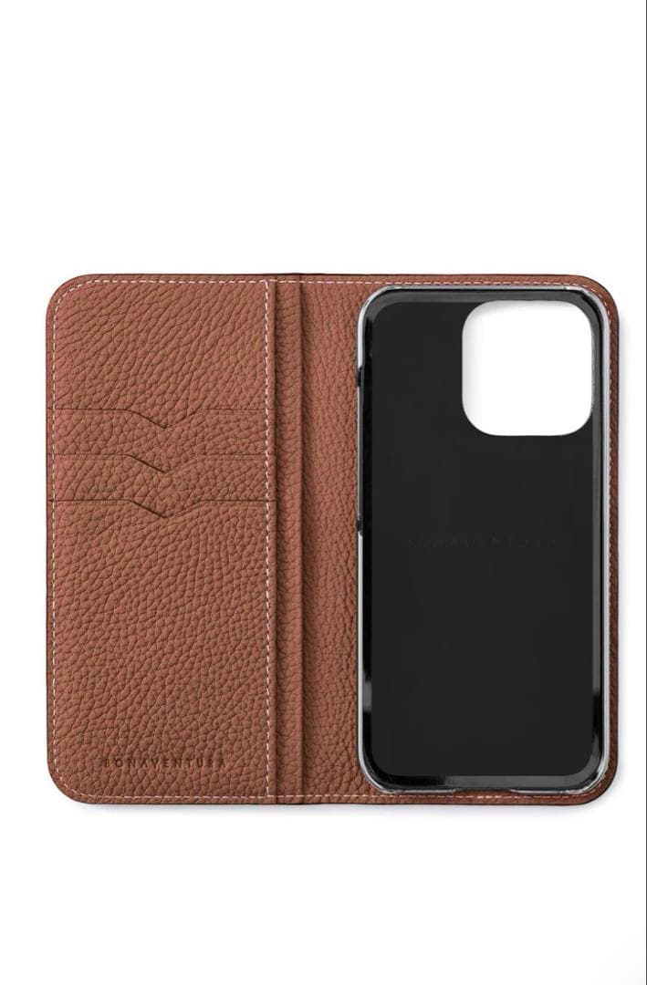 最終お値下げ❗️[美品]BONAVENTURA アイホン15pro 限定キャメル