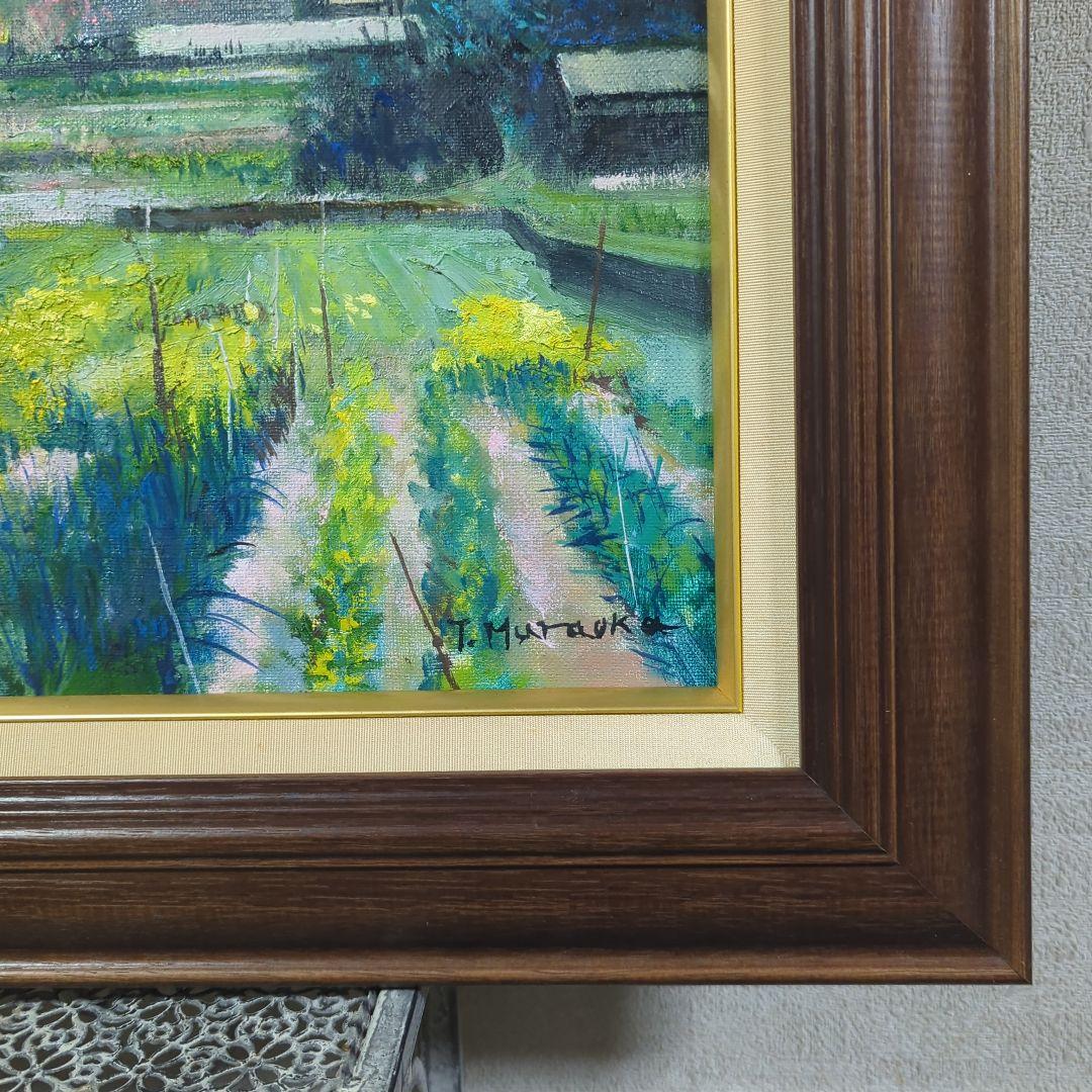 F6号油彩画（額縁入り)No.58