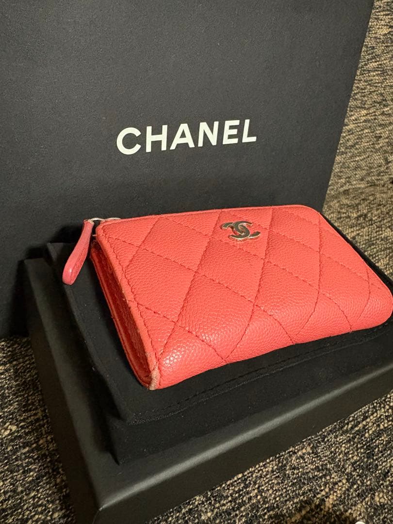 【最終値下げ】CHANEL キャビアスキン ピンク ケース