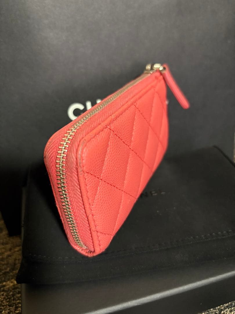 【最終値下げ】CHANEL キャビアスキン ピンク ケース
