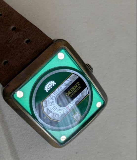 オリエント　ジャンピングアワー　オートマチック　自動巻　ERAK-C0