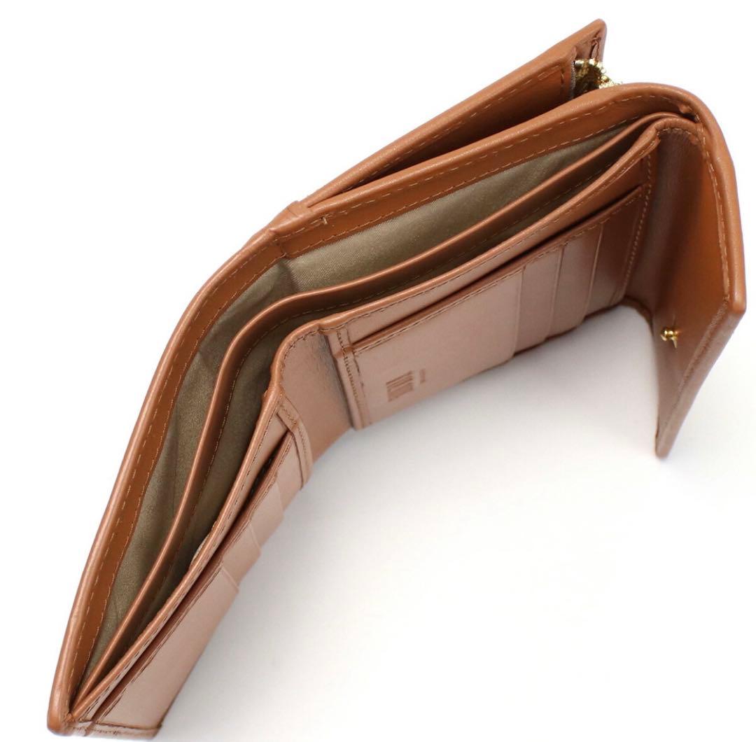 【美品】PRIMA CLASSE プリマクラッセ 三折財布 ホック式（地図柄）