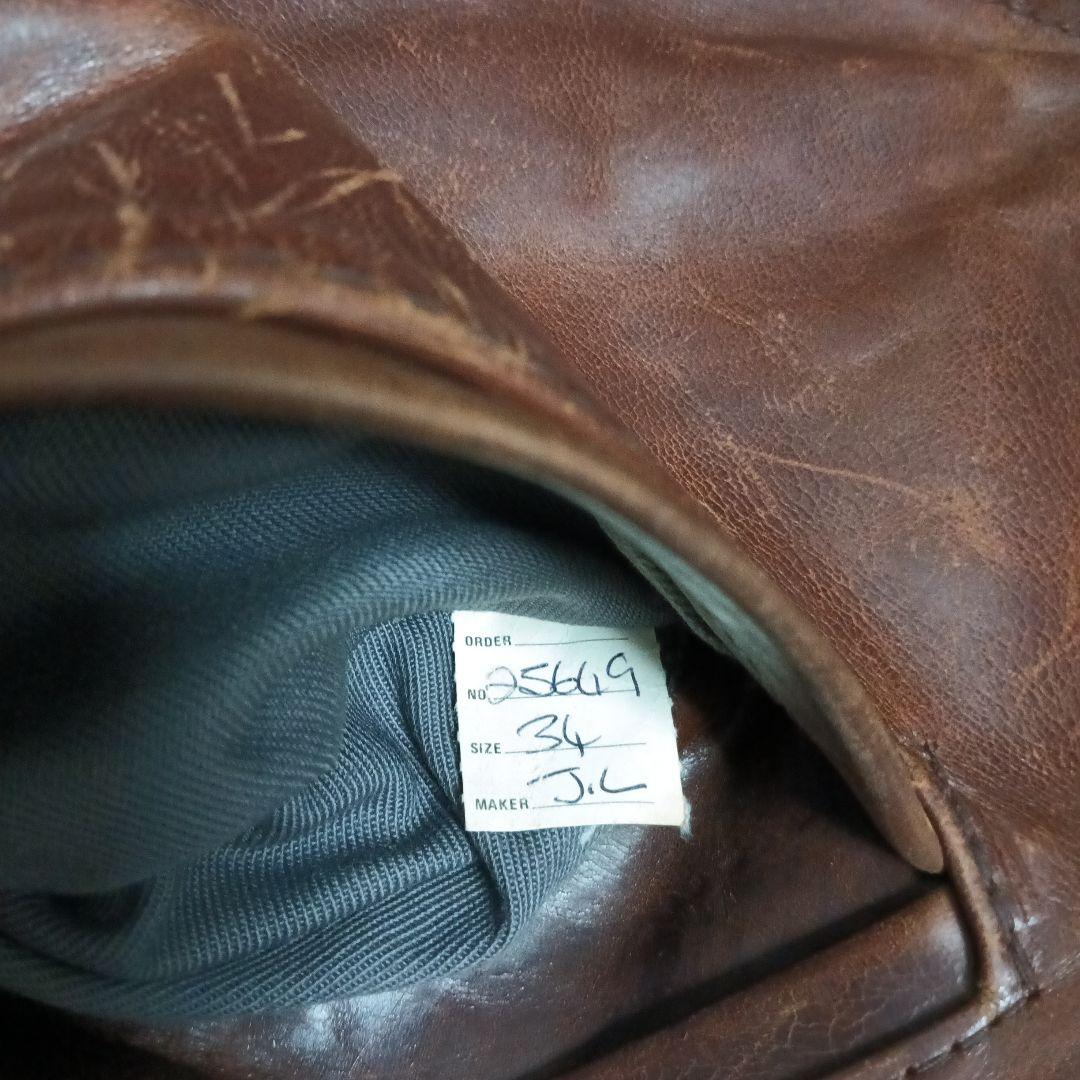 エアロレザー シングルライダースジャケット