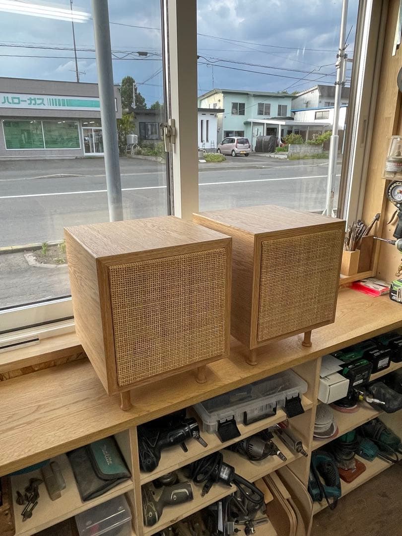 自作バスレフ　 キューブスピーカー　visaton フルレンジ　BG17