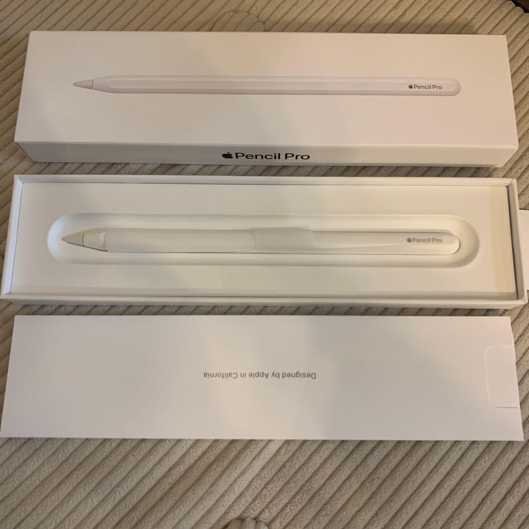 【新品】　Apple Pencil Pro ホワイト 箱付き