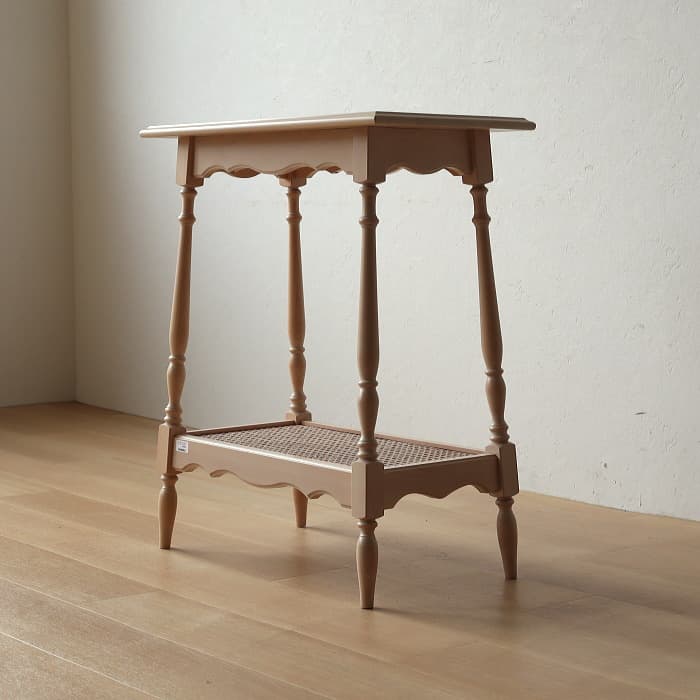 カリモク ソレイアード 飾り台 花台 コロニアル サイドテーブル