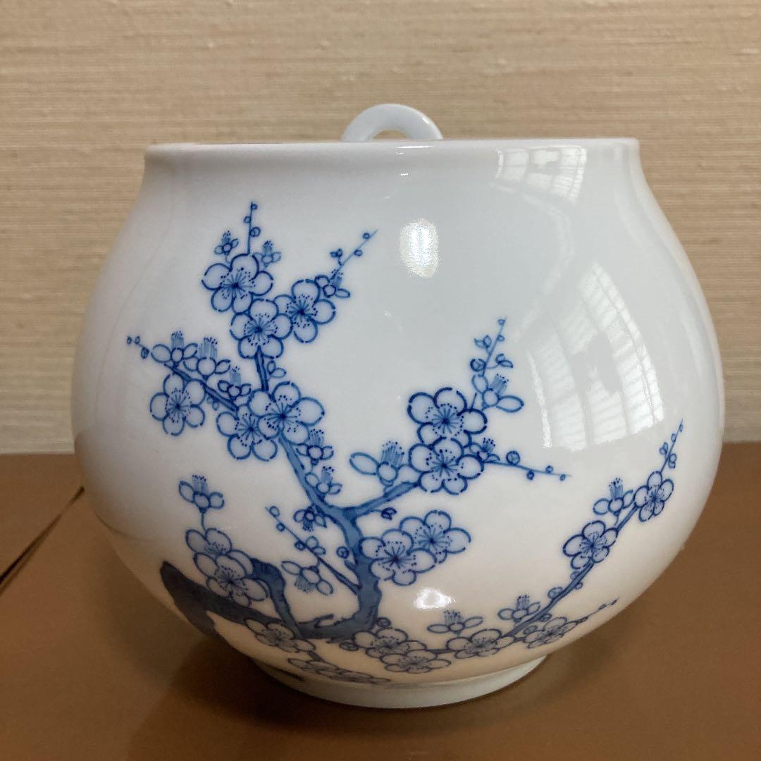 茶道具　水指　白磁　廣澤益次郎