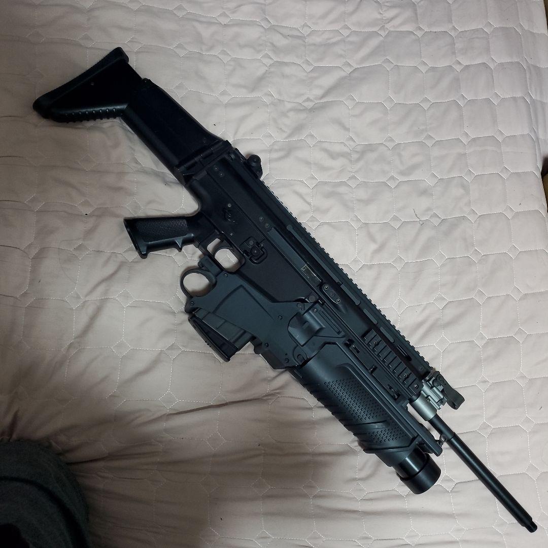 激安セール！東京マルイ 次世代電動ガン スカーH ブラック　グレネードランチャー