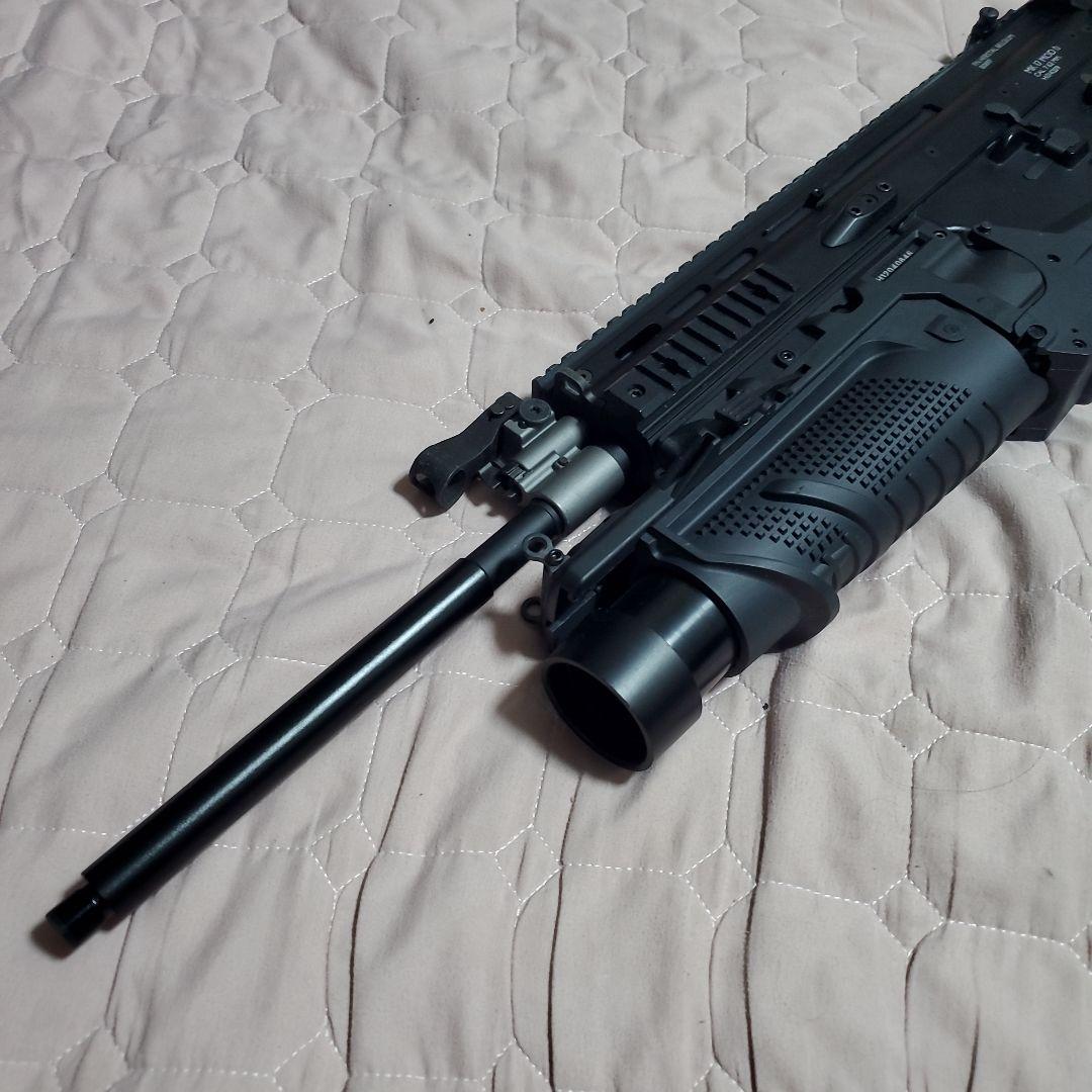 激安セール！東京マルイ 次世代電動ガン スカーH ブラック　グレネードランチャー