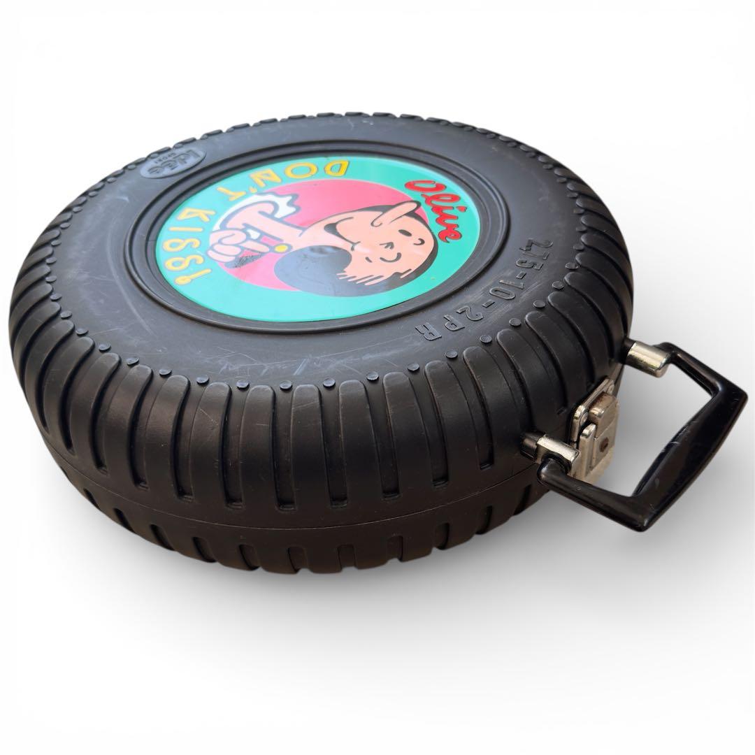 【希少品】ポパイ オリーブ タイヤ型 キャリングケース Idee Sport