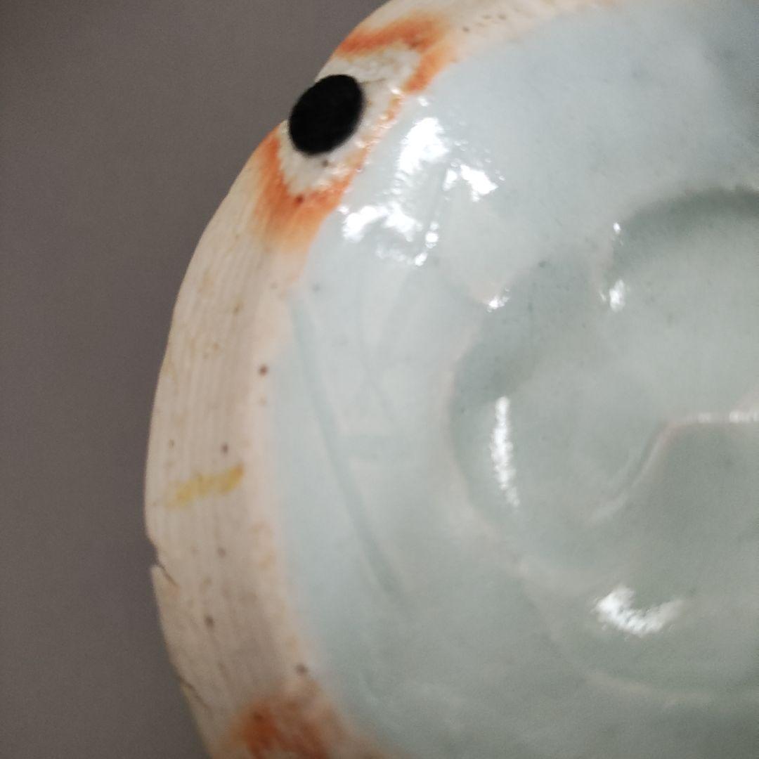 村田眞人(真人)　色絵木菟(みみずく)香炉　村田亀水