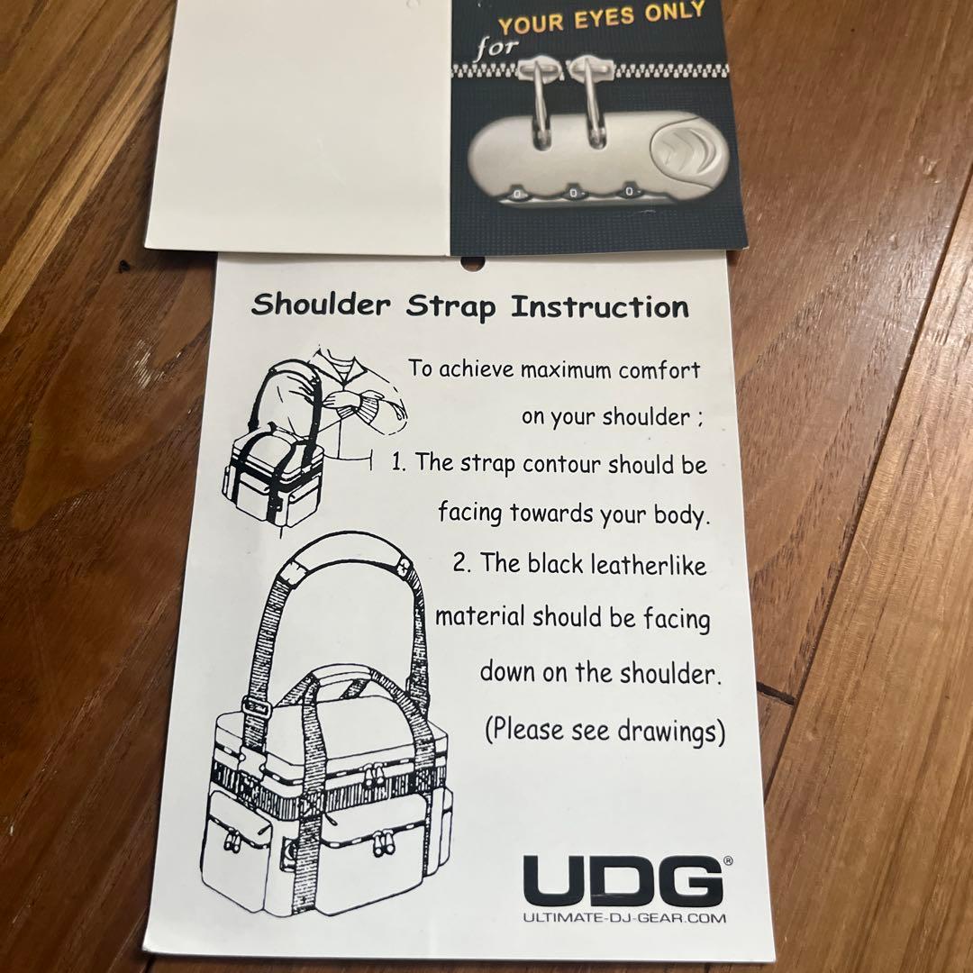 美品 UDG キャリー付き レコード 収納 スリング バッグ ユーディージー