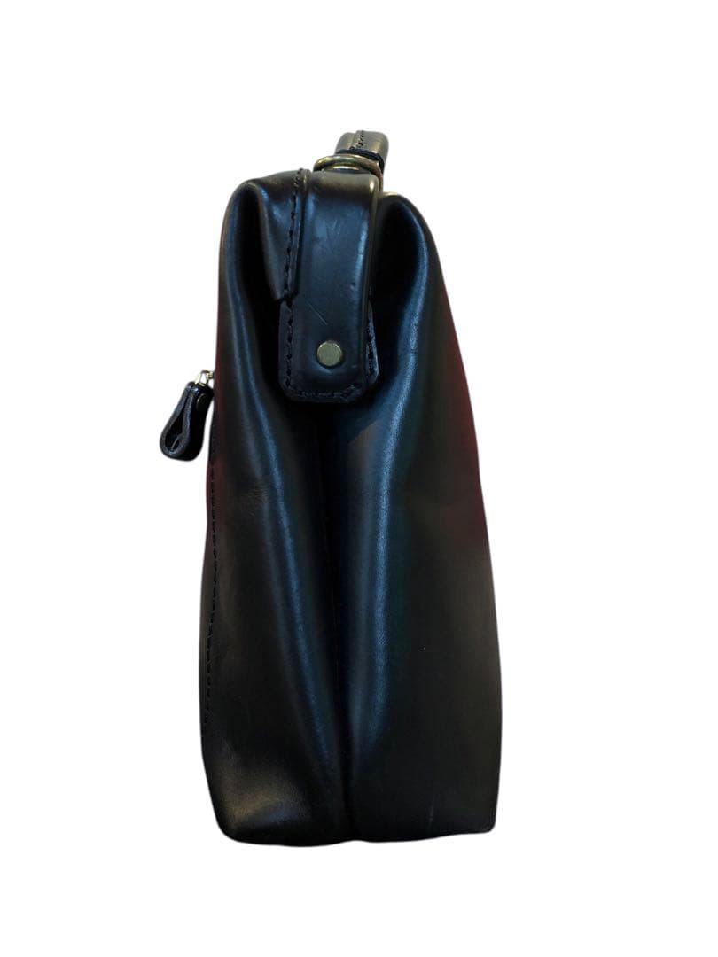 【カスタム多数】HERZ ソフトダレスバッグ 2way ショルダーバッグ 黒　鞄