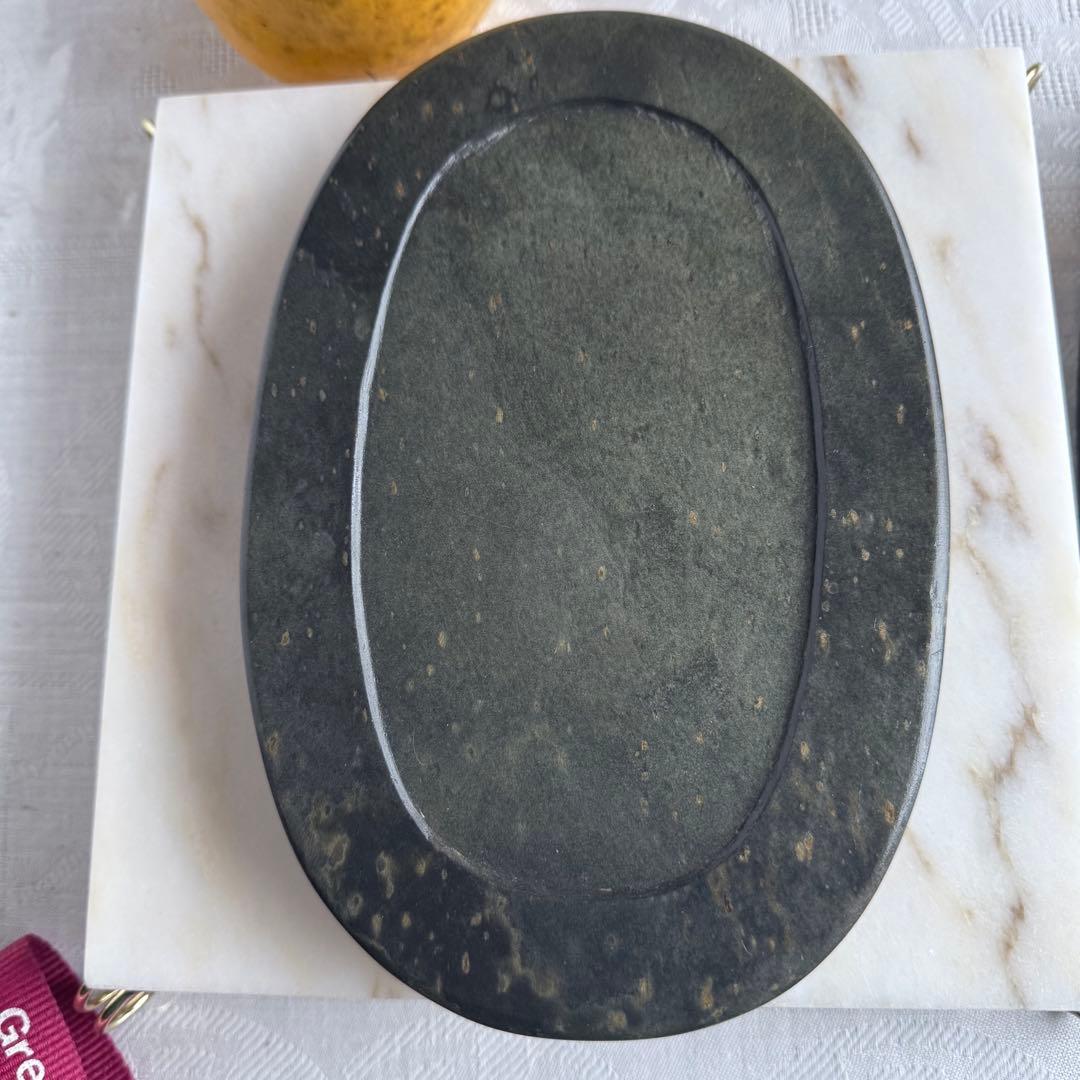 超限定出品‼️端渓硯『DRAGON双龍蛋形硯』」昇竜蛋形金星唐木箱蓋証明書付1点③