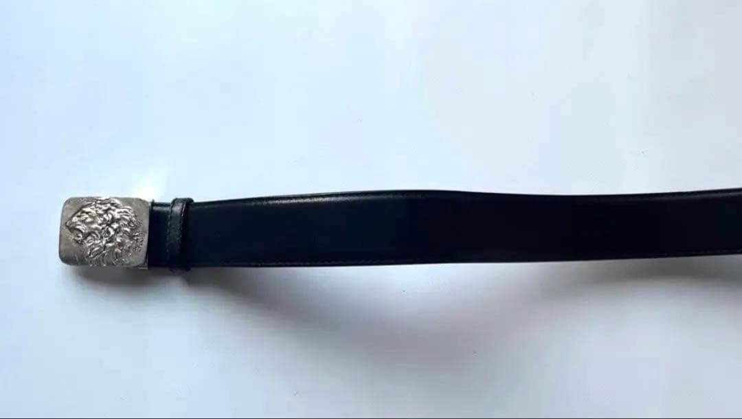 最終値下　超希少　北村西望 作　獅子吼　銀製バックル ベルト　木箱・銘あり