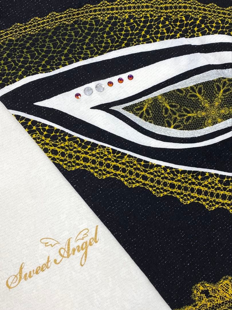 ブランド振袖 豪華 銀通し ストーン 銀彩 身丈165cm パールトーン加工済