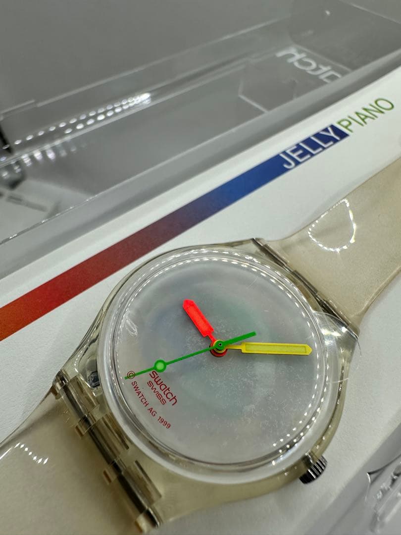 週末セール　新品未使用電池切れ　swatch JELLY PIANO