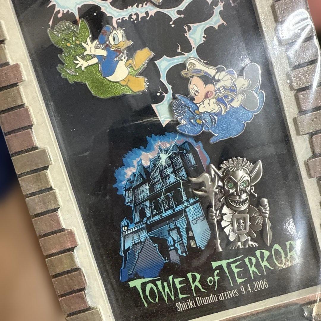 東京ディズニーリゾート タワー・オブ・テラー ピンバッジ