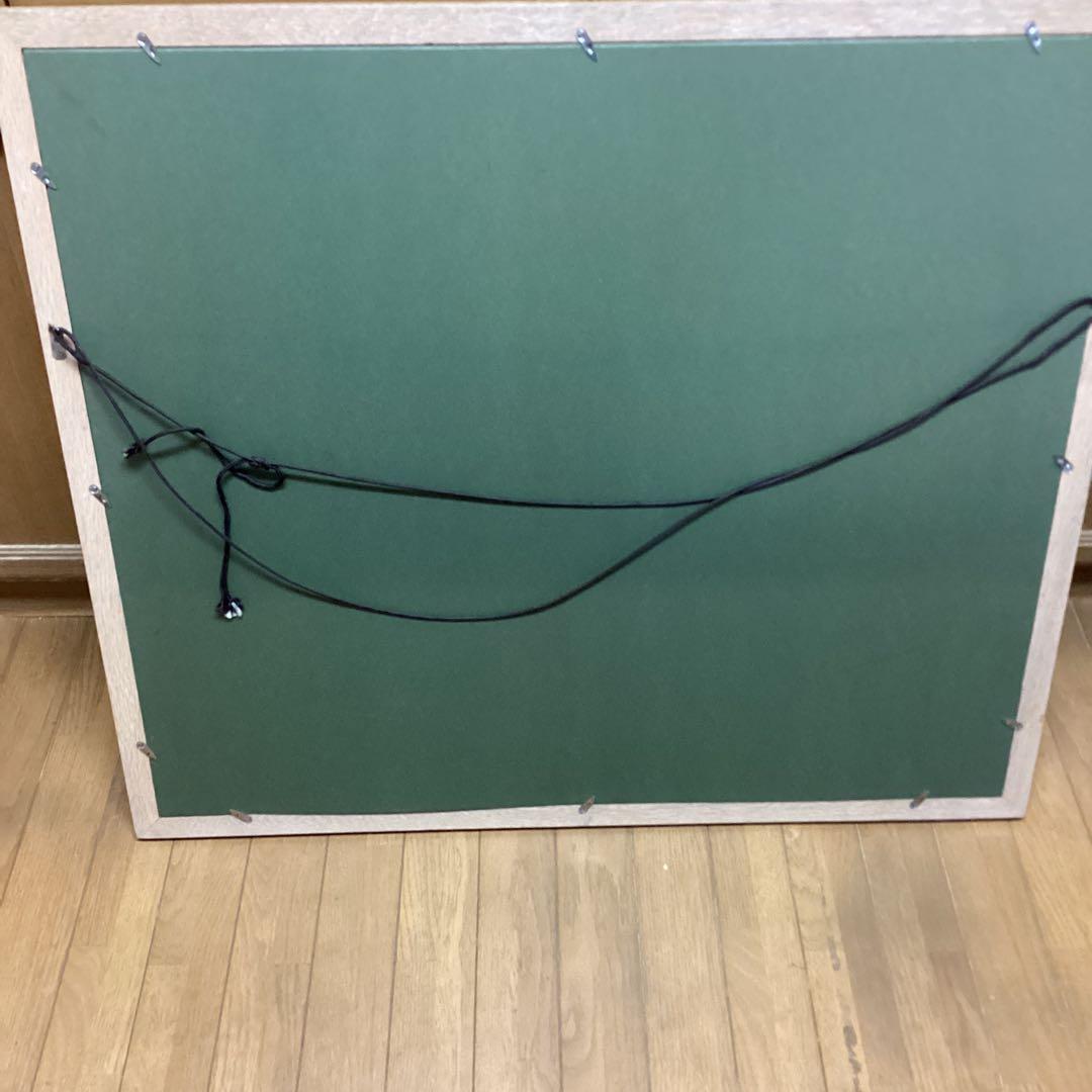 六代目歌川豊国作　　手描き　　日本画板画　題目　舞妓図　　額装仕立て