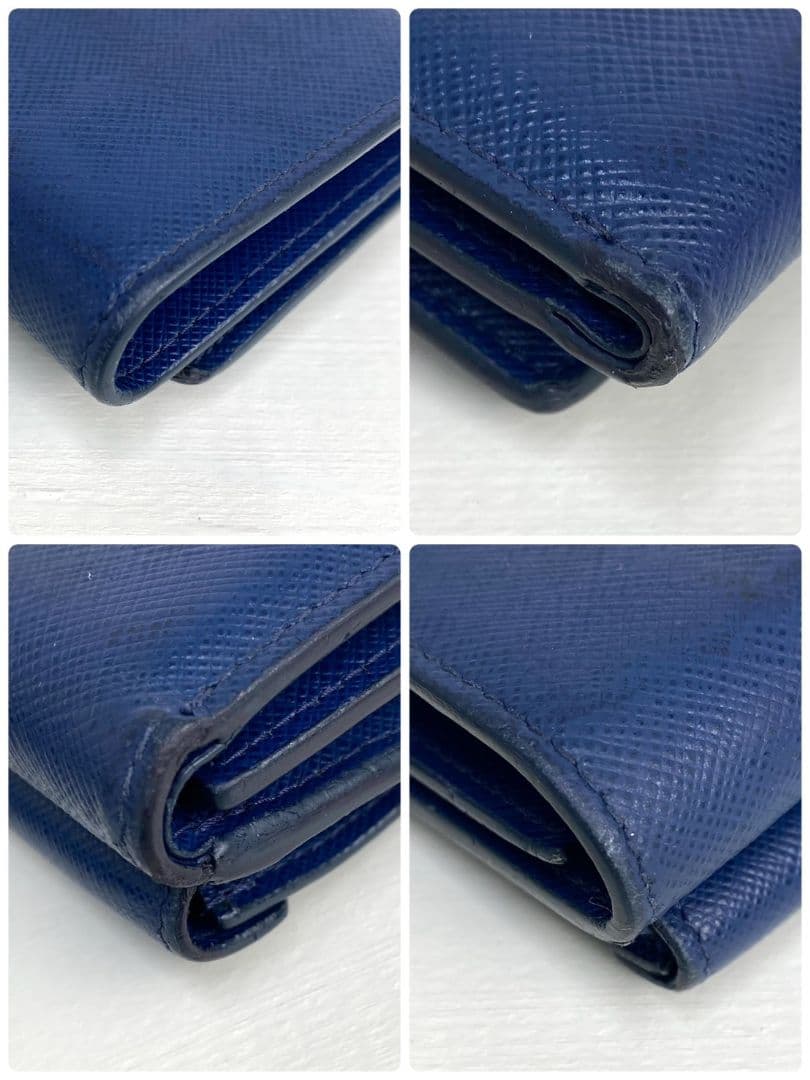 PRADA 三つ折り財布 コンパクトウォレット サフィアーノ