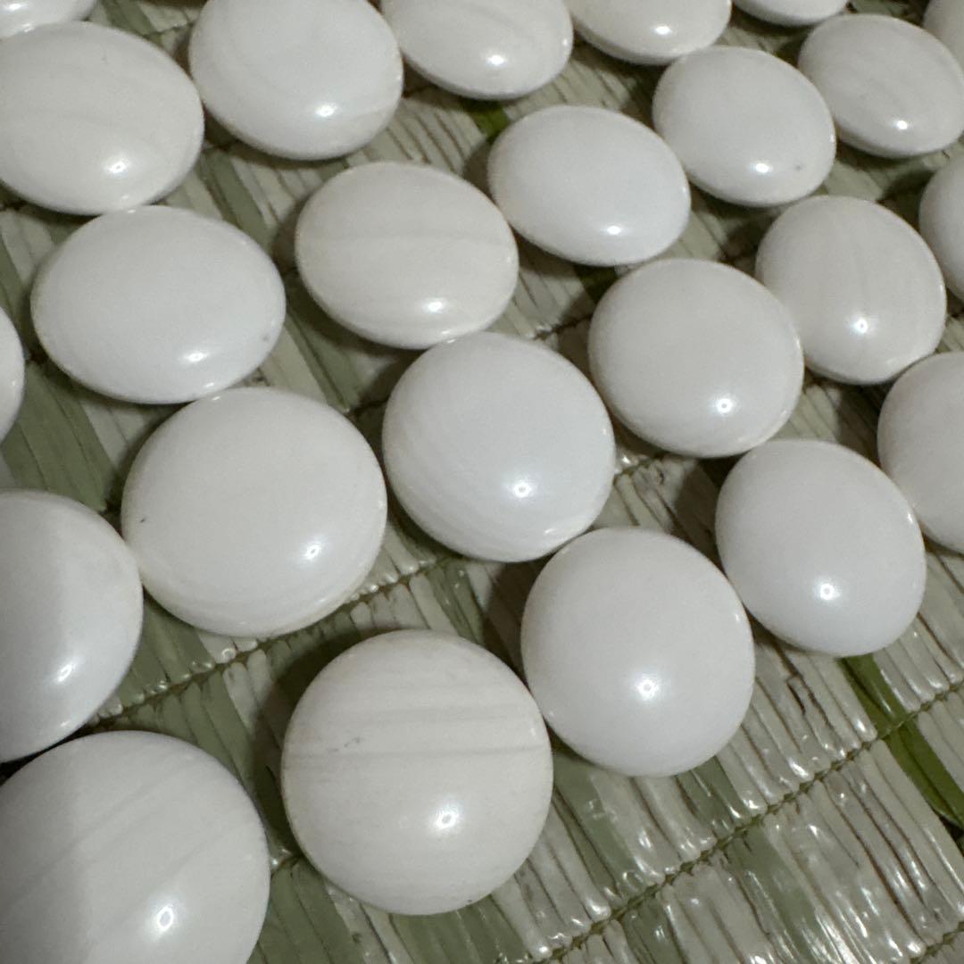 囲碁　碁石　駒　蛤　ハマグリ　那智黒　35号　工芸品