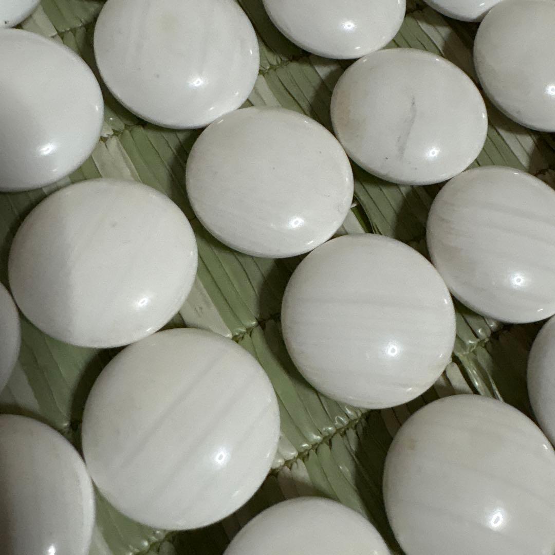 囲碁　碁石　駒　蛤　ハマグリ　那智黒　35号　工芸品