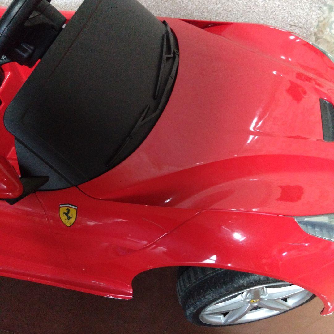 Ferrari スポーツカー風ミニカー 赤　電動乗用ラジコンカー