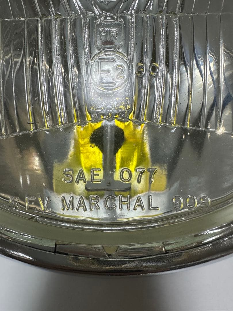 美品当時物マーシャル909ヘッドライトASSYS.E.V. MARCHALシビエ