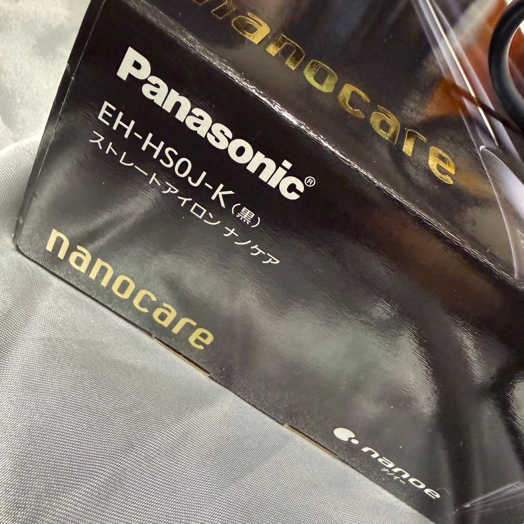 Panasonic ナノケア ナノイー ストレートヘアアイロン ブラック
