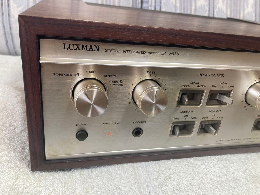 ★動作品!　LUXMAN プリメインアンプ L-48X