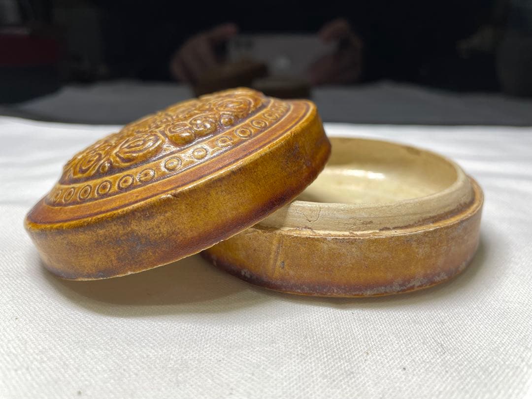 香合。茶道具。古美術。骨董品。舊家蔵出し。希少品