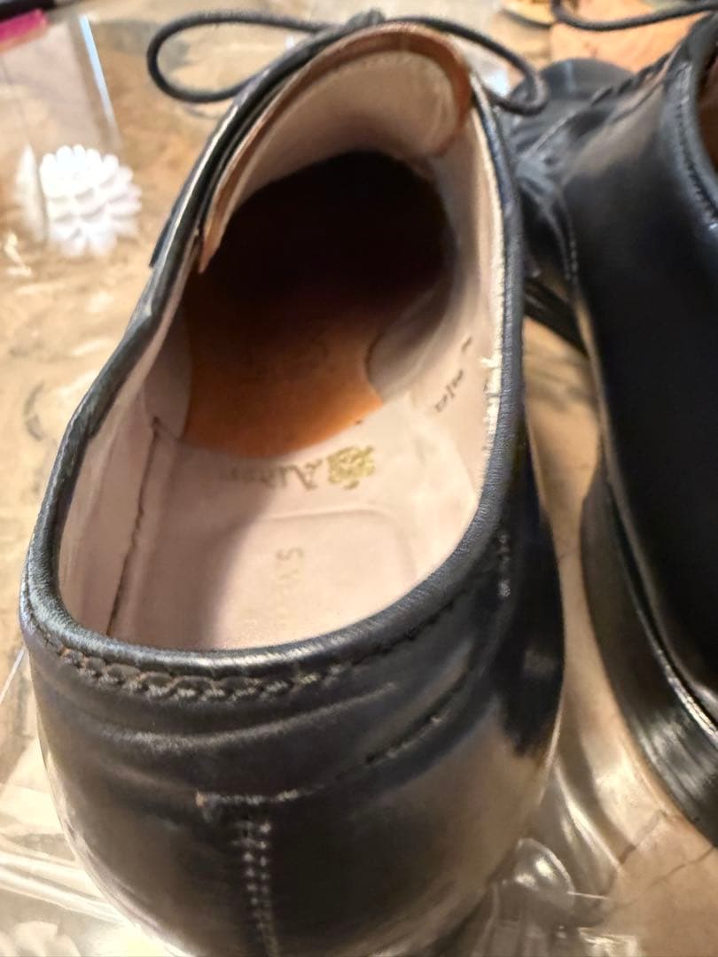 Alden ブラック ドレスシューズ　Vチップ　コードヴァン