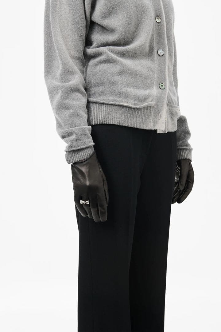 OUR LEGACY BOW GLOVE Black Nappa ボウグローブ