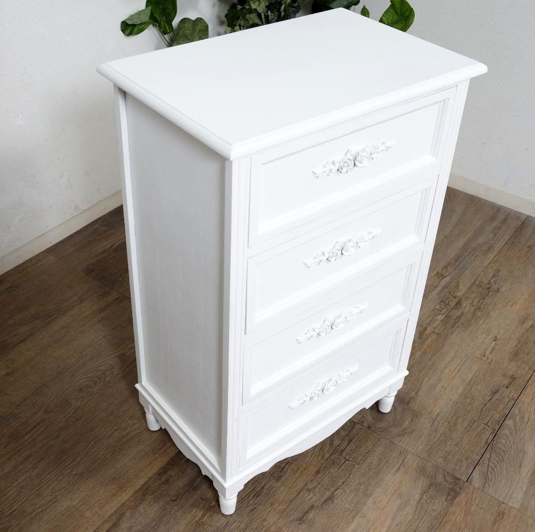 【新品・未使用】ヨーロピアン調　チェスト　４段　洋タンス　箪笥　完成品