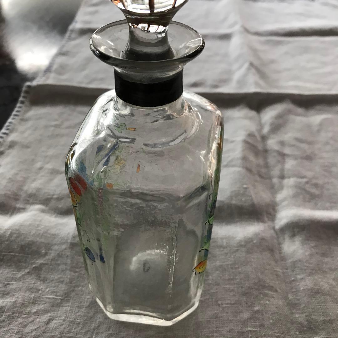 アンティーク　ガラス瓶　香水瓶　ガラスボトル