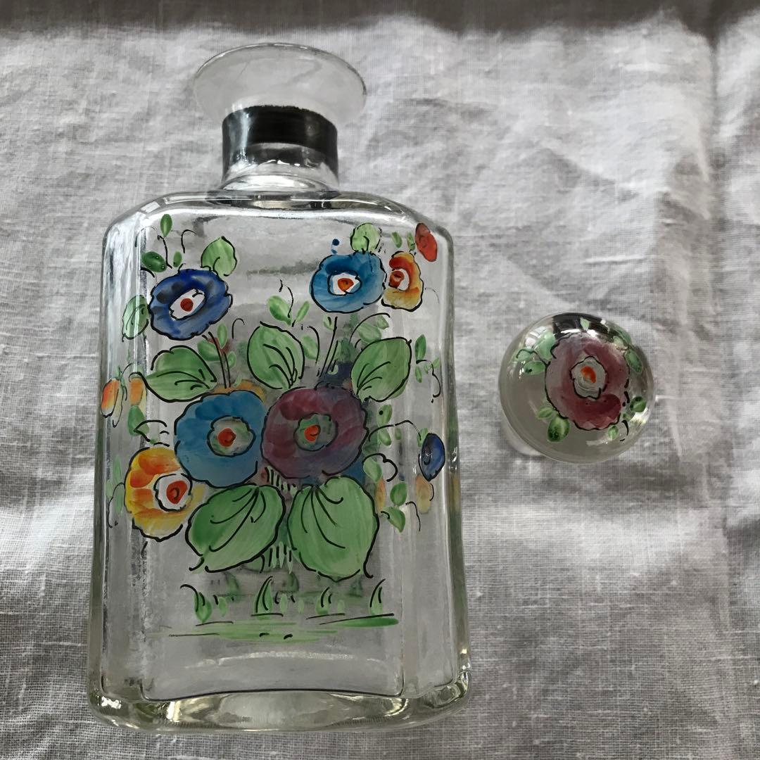 アンティーク　ガラス瓶　香水瓶　ガラスボトル