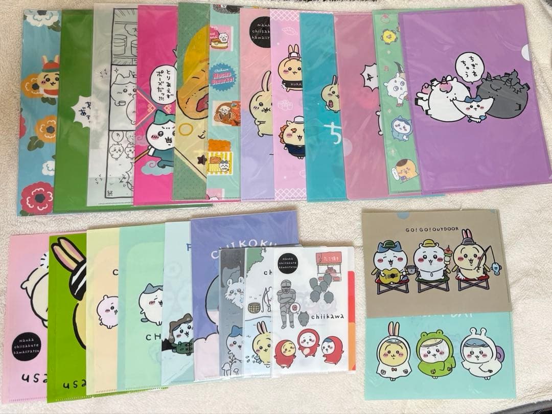 ちいかわクリアファイル23枚+おまけ1枚