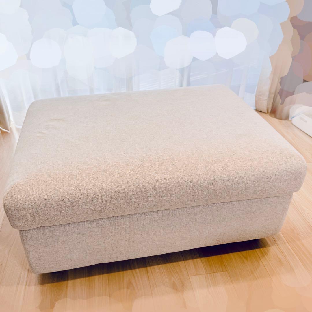 本体5000円⭐︎IKEA ヴィムレ VIMLE オットマン グンナレドベージュ