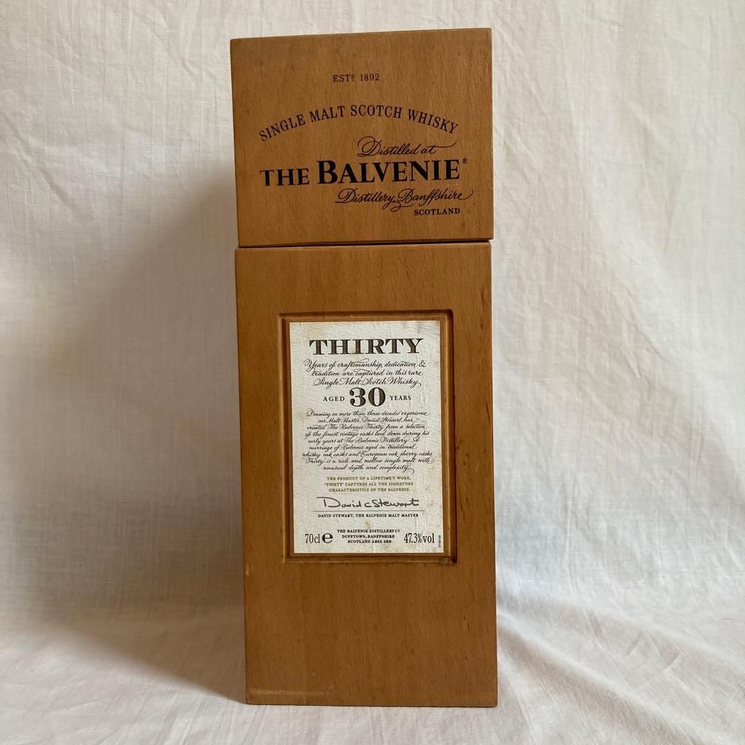バルヴェーニ　サーティ３０年　シングルモルトウイスキー　木箱入り　レア
