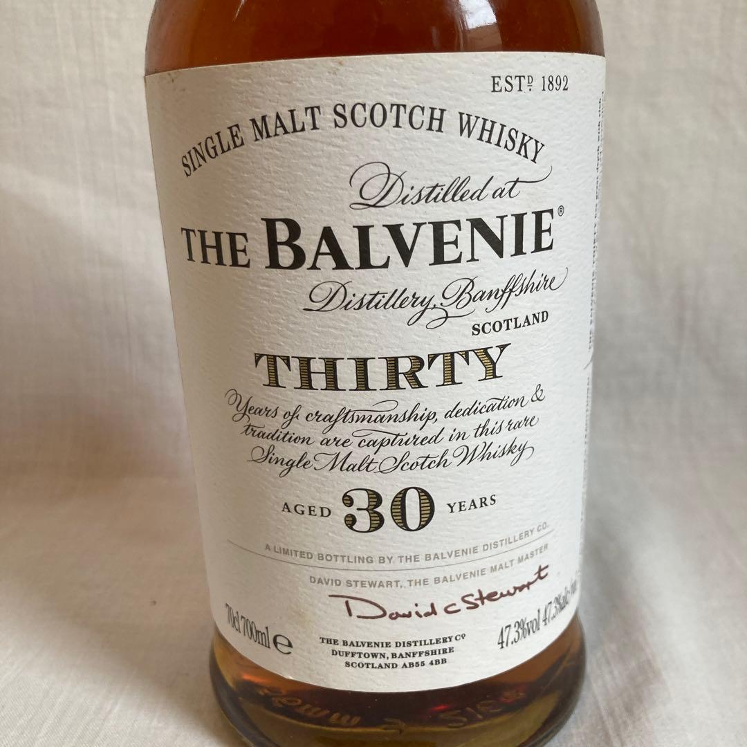 バルヴェーニ　サーティ３０年　シングルモルトウイスキー　木箱入り　レア
