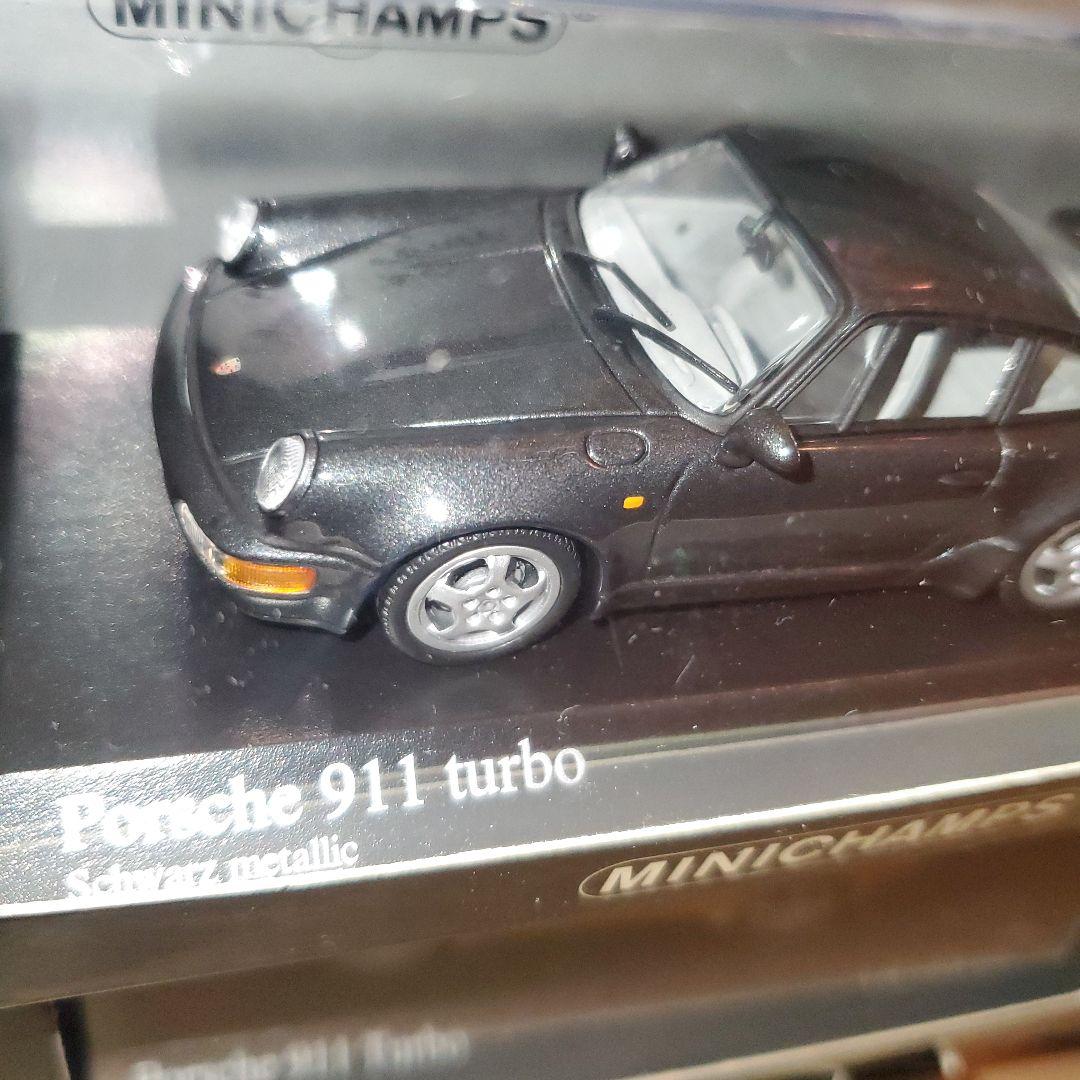 MINICHAMPS Porsche 911 turbo 6台セット赤、黄