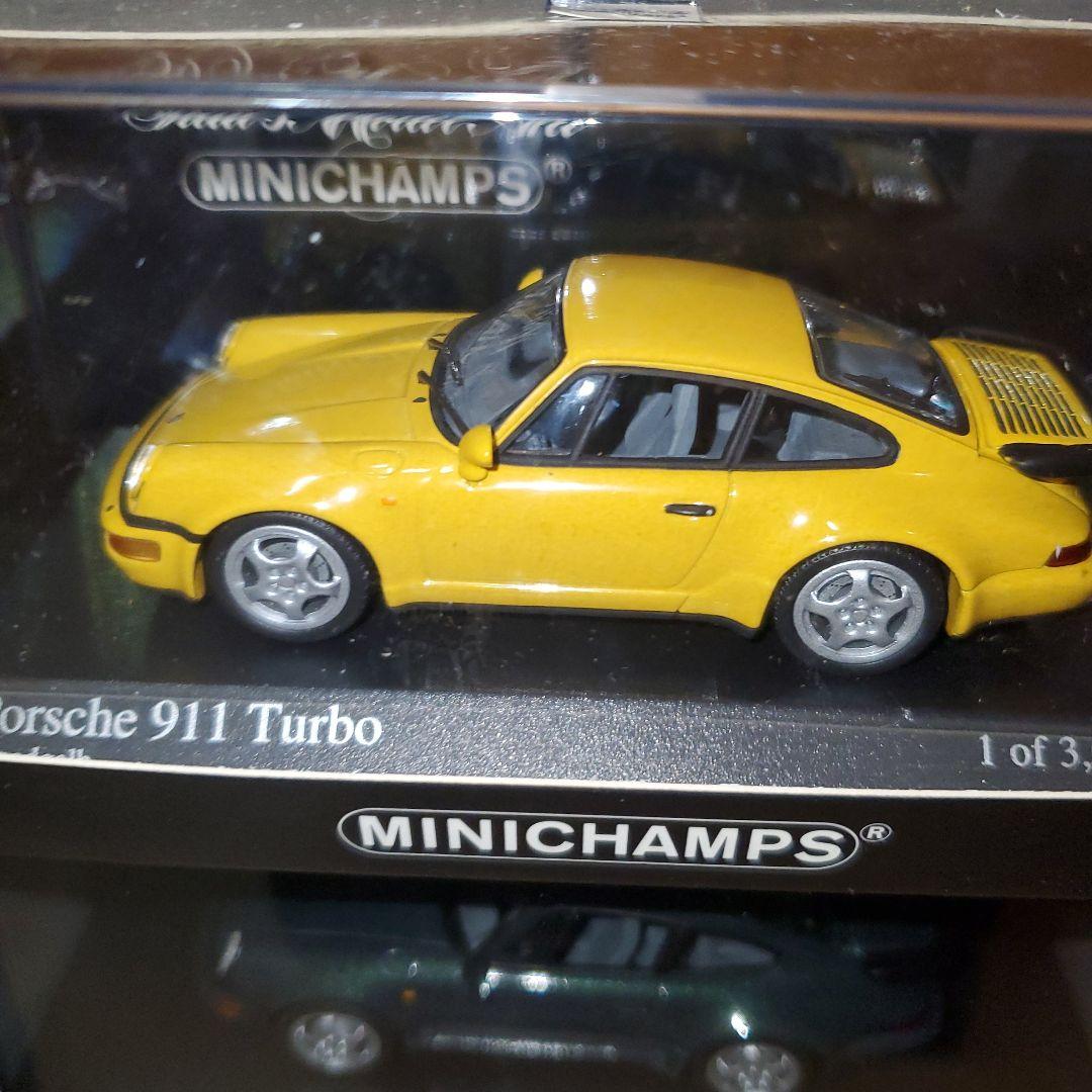MINICHAMPS Porsche 911 turbo 6台セット赤、黄