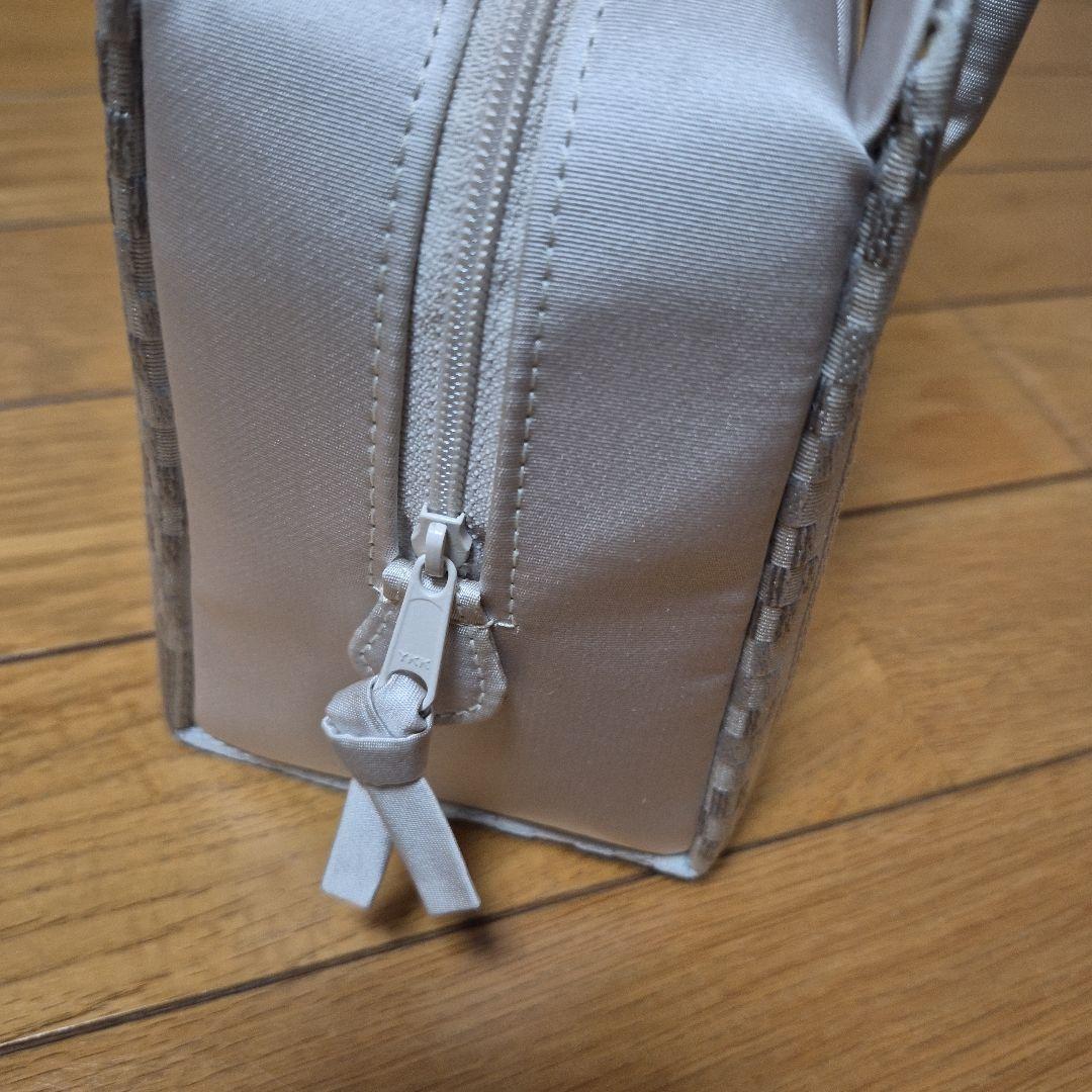 呉服店購入 和装用バッグ 利休バッグシルバー